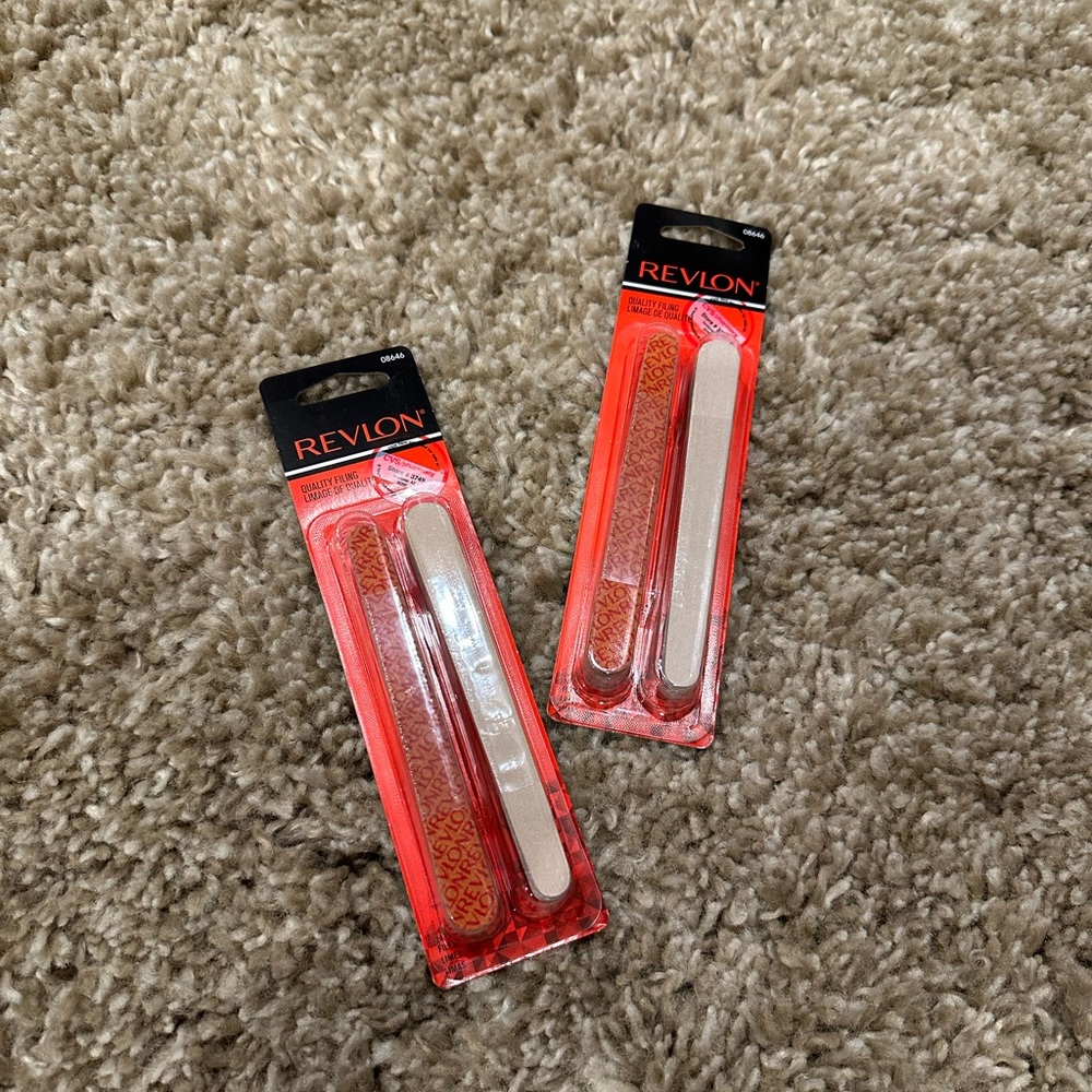 Two Packs of Revlon Nail Files Unopened